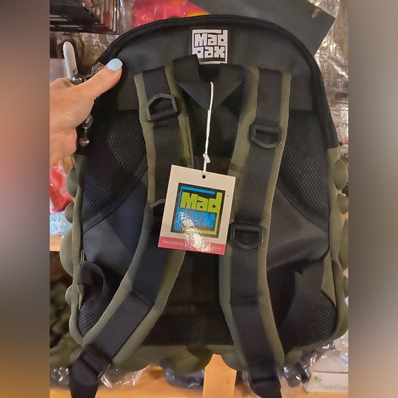 MadPax 3D Bubble Commando Green Half Pack Backpack NEW - Picture 4 of 4